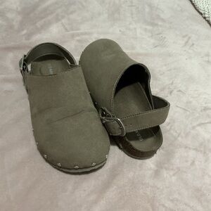 Old Navy Olive Green Mules